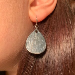 Silver Teardrop Earrings